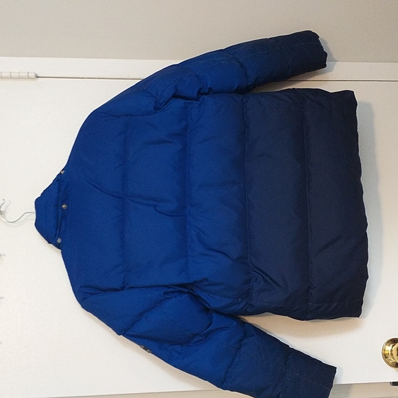 Blue Ombre Puffer Jacket - Picture 6 of 7